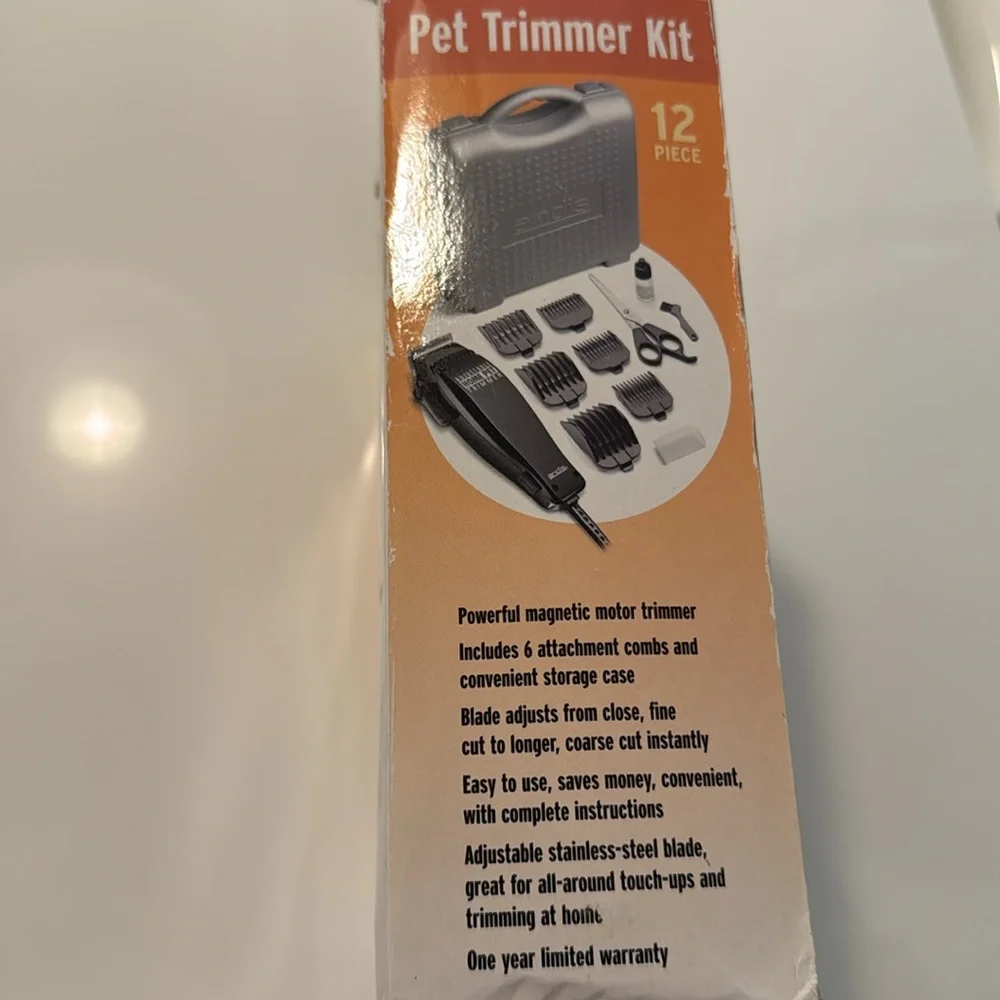 Andis Pet Trimmer Kit 12 Piece NEW